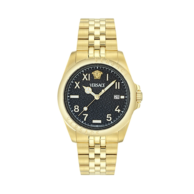 Versace Quarzuhr Quarz Analog Uhr Versace Anteo (Wc-9H) gold