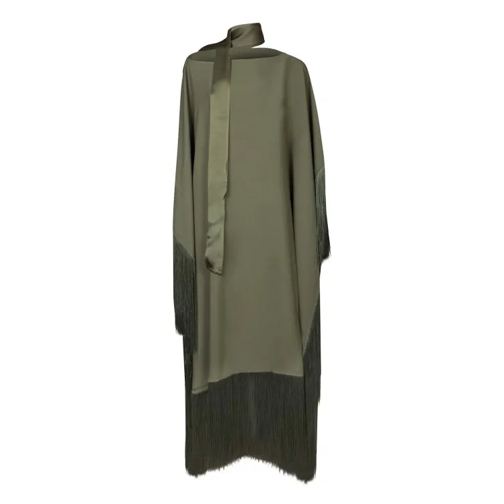 Taller Marmo Green Shade Fringe Kaftan Green 