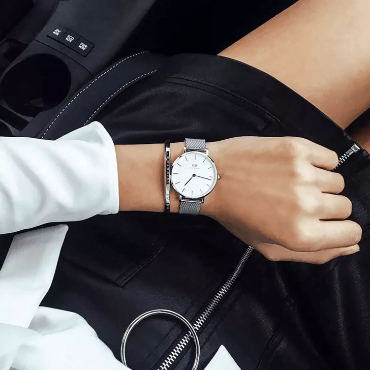 Daniel Wellington Dw Petite Sterling S 36Mm SILVER Quartz Watch