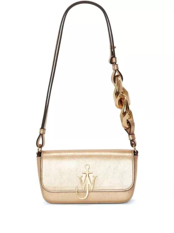 J.W.Anderson Shopper - Anchor Metallic Shoulder Bag - Gr. unisize - in Beige - für Damen