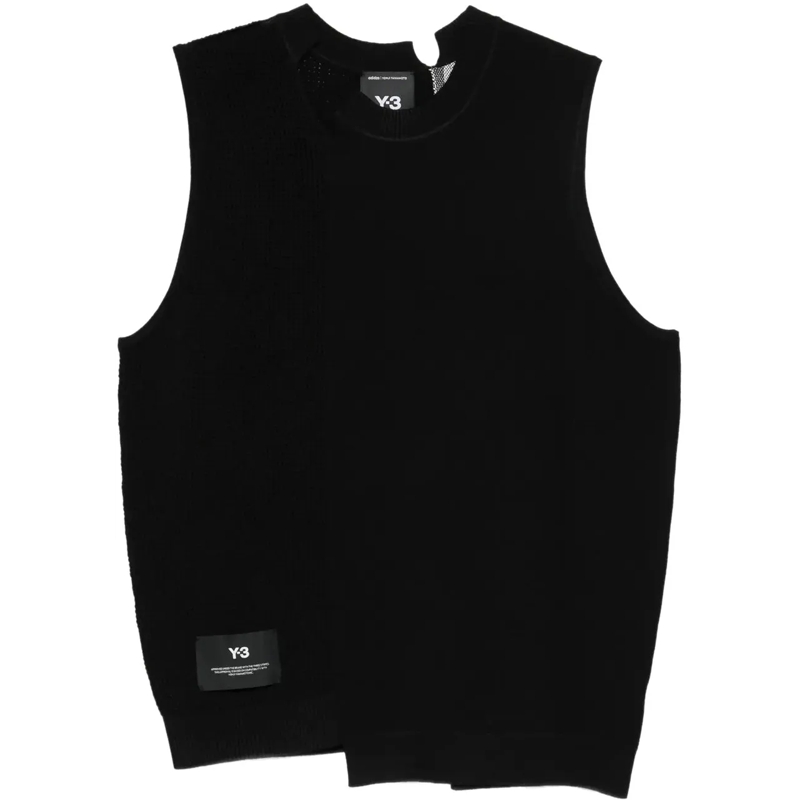 Y-3 T-Shirt Gfx Knit Vest Black schwarz