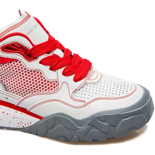 Alexander McQueen sneaker basse Court Trainer Chunky Sneakers weiß (Image 4)