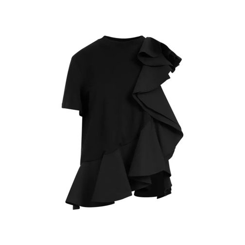 Alexander McQueen Black Cotton T-Shirt Black 