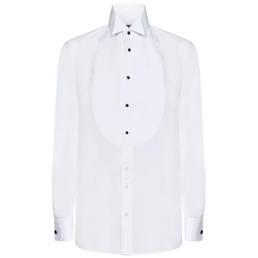 Polo Ralph Lauren White Cotton Poplin Tuxedo Shirt White 