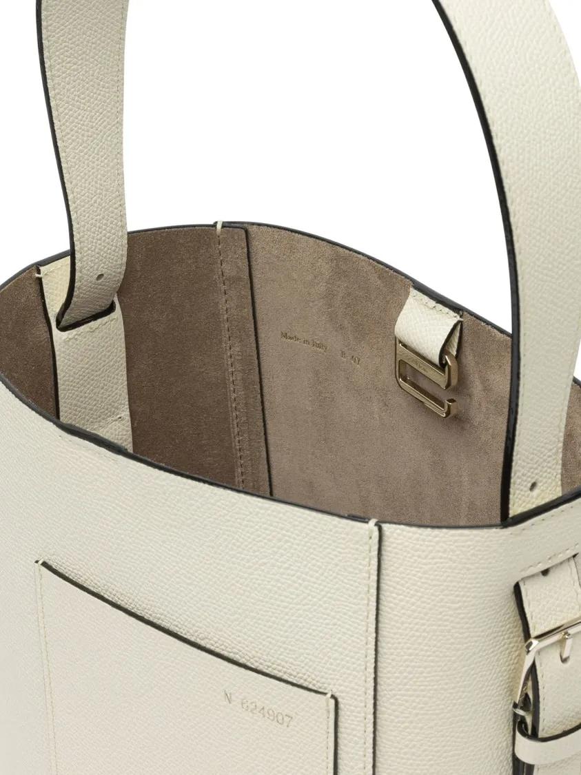 Thumbnail - Valextra Beuteltaschen - "Soft Mini" Bucket Bag - Gr. unisize - in Beige - für Damen