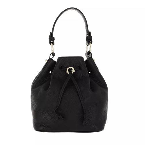AIGNER Tara Handle Bag Black Bucket bag