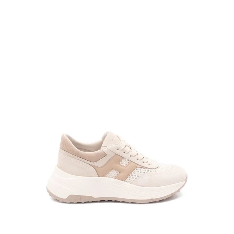 Hogan Lage-top sneaker Contemporary Beige And Pink Sneakers White