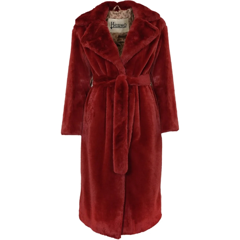Herno Übergangsjacke Coats Bordeaux rot