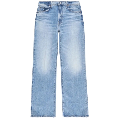 Mother Jeans The Kick It Wide-Leg Jeans Blue