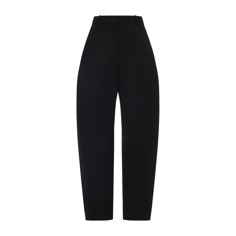 Givenchy  High-Waisted Trousers With Tapered Leg Black