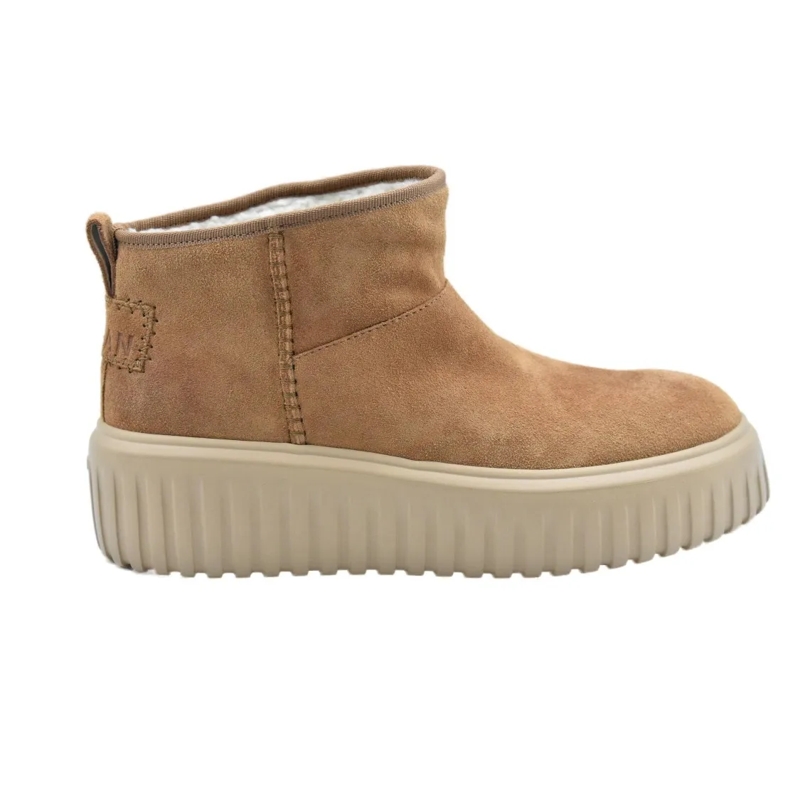 Hogan Bottes Lace-Up Boots With Rounded Toe Brown