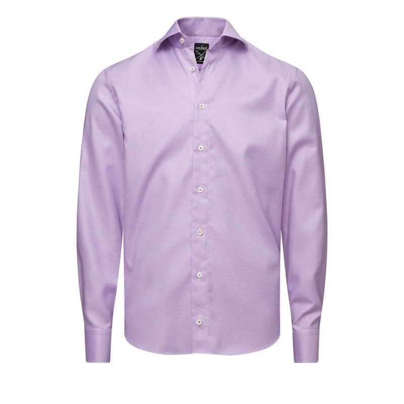 VAN LAACK Hemd Hemd Tailor Fit Dessiniert lila
