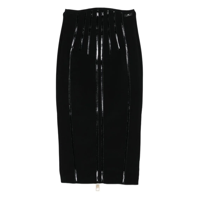 Elisabetta Franchi Jupe midi Skirts Black schwarz