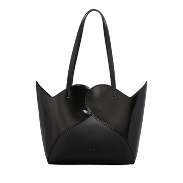【関税&送料込】Pinko Top Black Pinko Love One clutch - Black - Women | 100071A0GKZ99Q