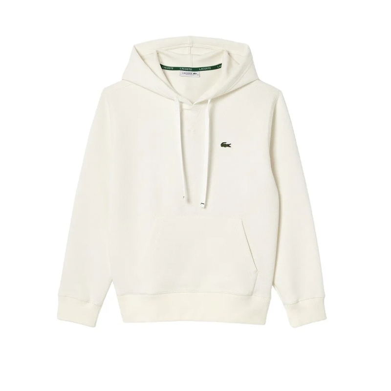 Lacoste  Cream Hooded Sweatshirt Neutrals