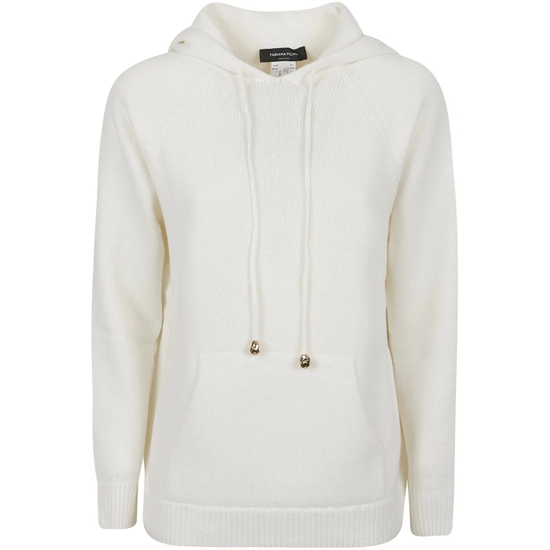 Fabiana Filippi  Hooded Sweater White weiß