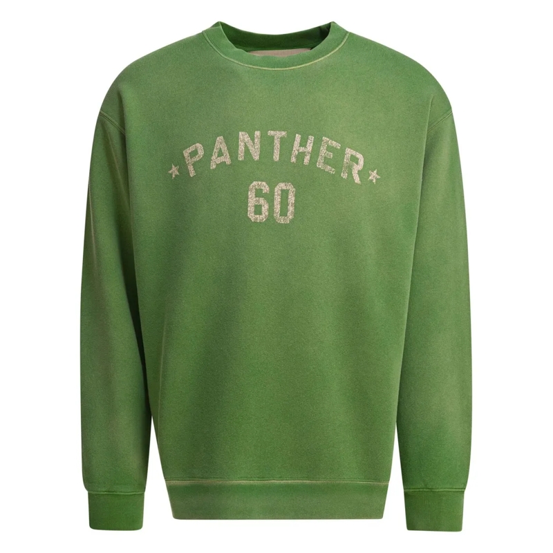 Valentino Garavani  Vintage-Inspired Green Cotton Sweatshirt Green