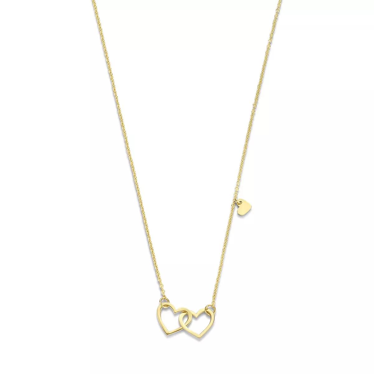 Isabel Bernard Halskette - Belleville Amore 14 Karat Necklace With Heart - Gr. unisize - in Gold - für Damen