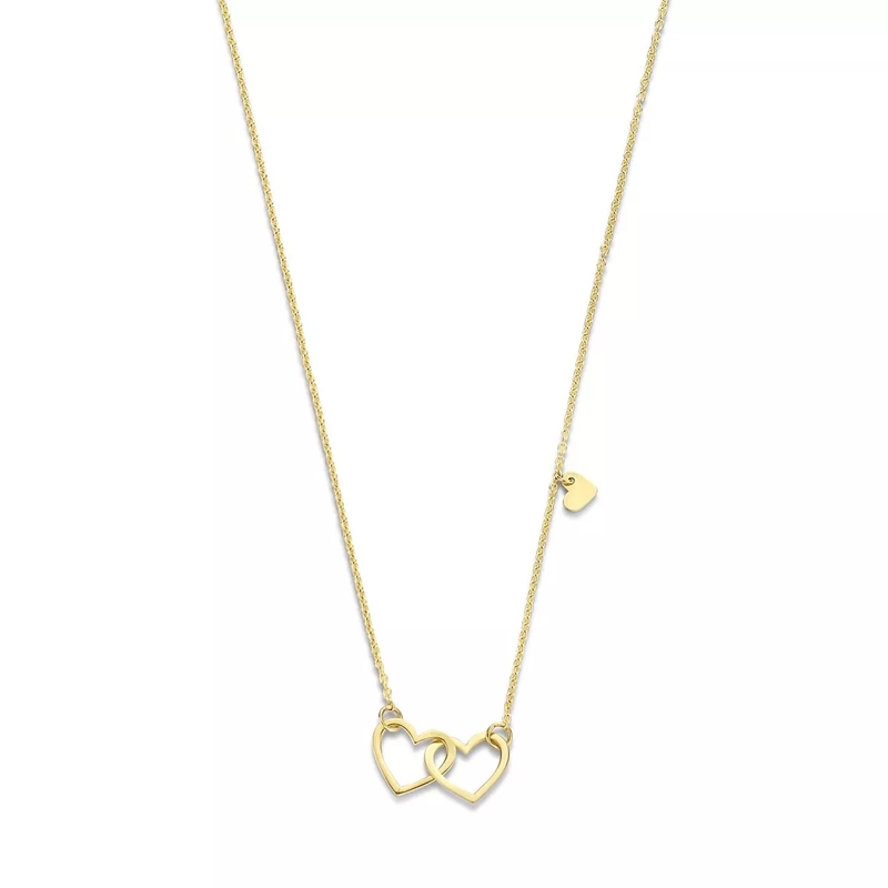 Isabel Bernard Mittellange Halskette Belleville Amore 14 Karat Necklace With Heart Gold (Image 2)