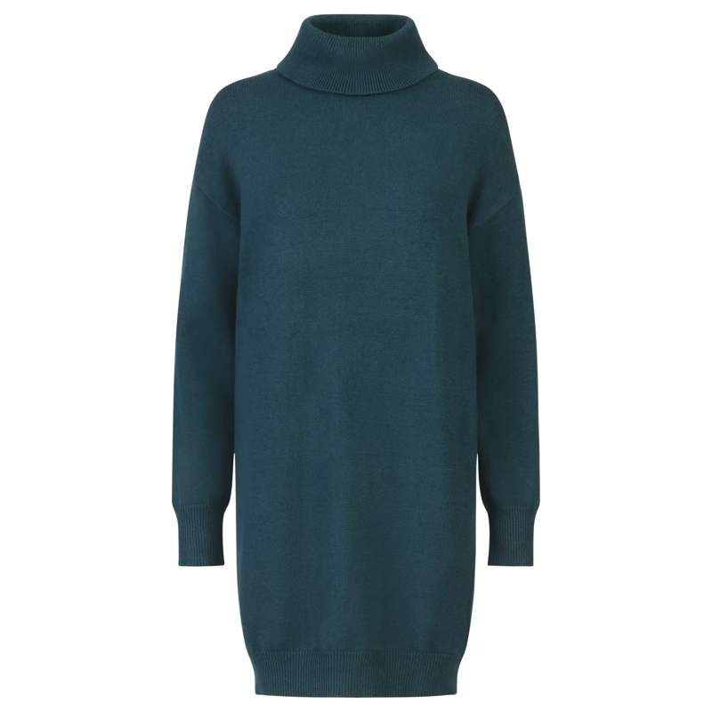 Apart Strickkleid Overside Strickkleid grün