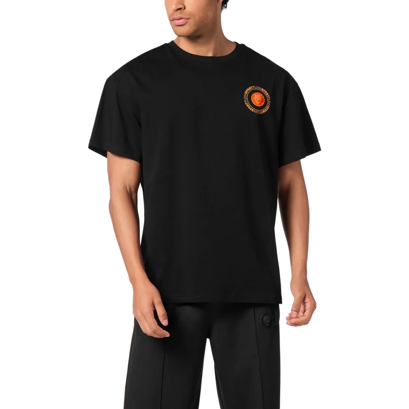Plein Sport T-Shirt T-Shirt Rundhalsausschnitt Ss Logo schwarz(Image 3)