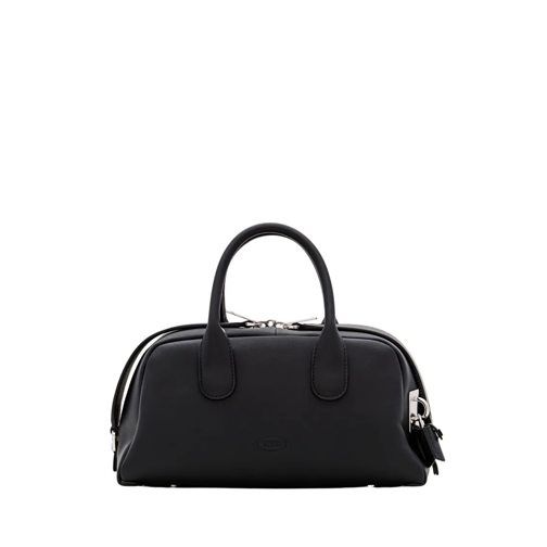 Tod's Aqb Bauletto Leather Bag Black Sac à bandoulière