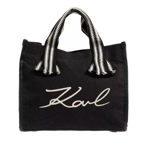 Karl Lagerfeld Signature Webbing Shopper Black Shoppingväska