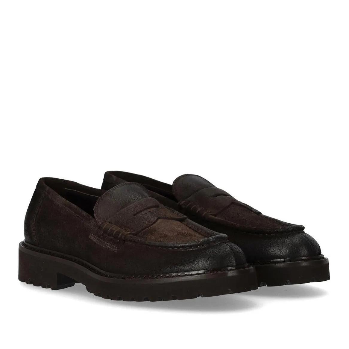 Doucal%27s Loafers & Ballerinas - DOUCAL%27S COMMANDER DUNKELBRAUNER LOAFER - Gr. 42 (EU) - in Braun - für Damen