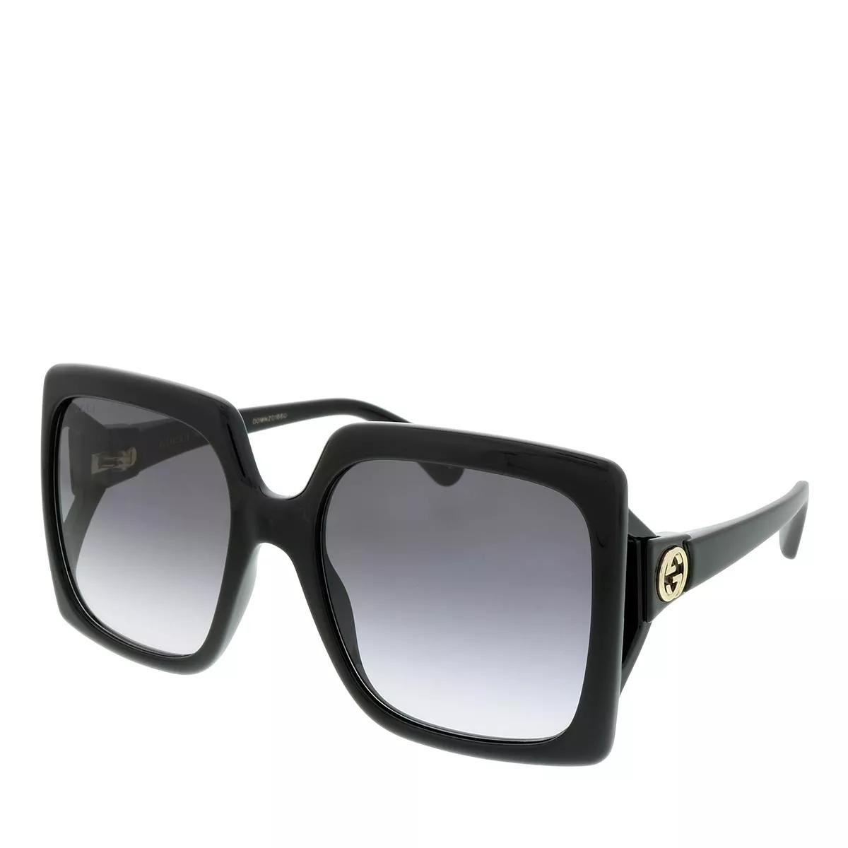 Gradient Black Square Oversized Sunglasses Women Frace Brand