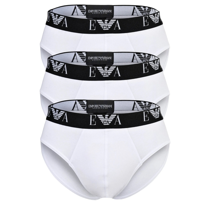 Emporio Armani  Bold Monogram 3er Pack weiss