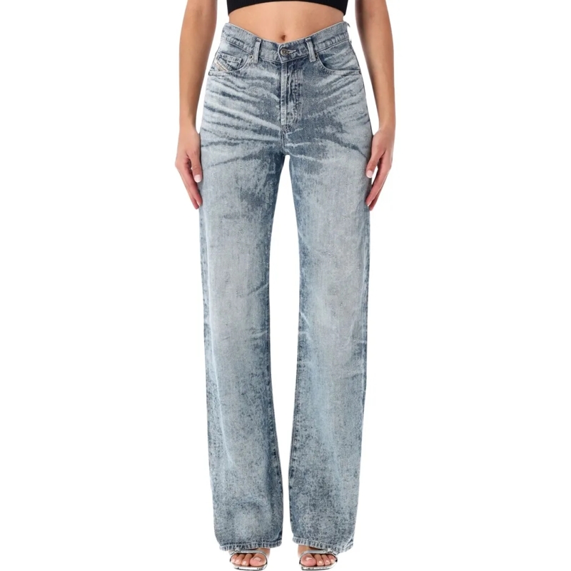 Diesel Jeans 1971 D-Sent Light Blue Regular-Fit Jeans Blue