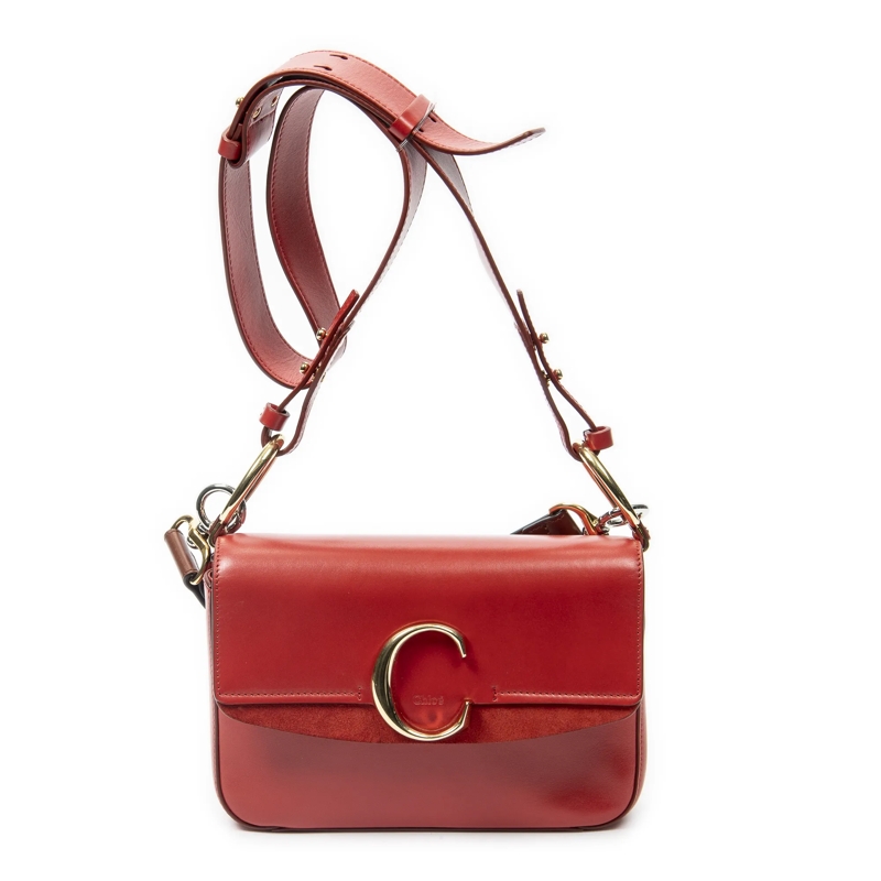 Chloé Crossbody Bag C Double Carry Bag rot