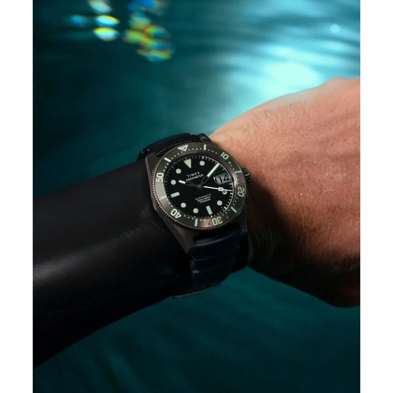 Timex Automatikuhr Automatische Uhr Deepwater Reef 200 Titanium Autom schwarz(Image 6)
