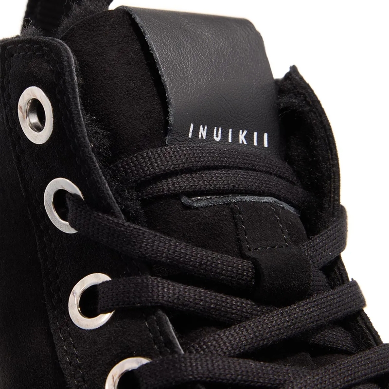 INUIKII Bottes à lacets Matilda Shearling Black(Image 4)