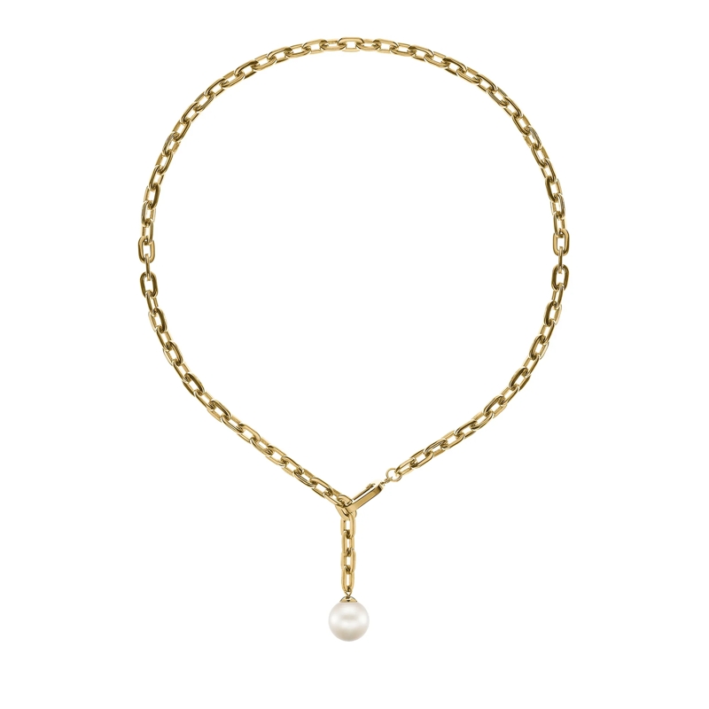 Liebeskind Berlin Mittellange Halskette Edelstahl Halskette gold(Image 3)