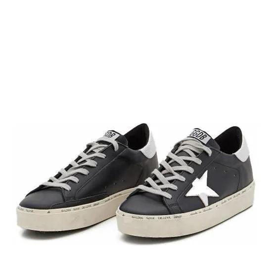 Golden Goose Low-Top Sneaker - Hi Star Leather Sneakers - Gr. 36 (EU) - in Schwarz - für Damen