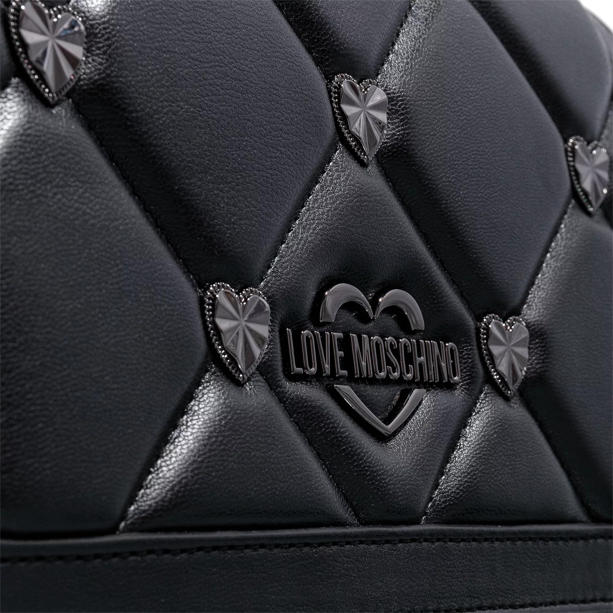 Love Moschino Zwarte Synthetische Schoudertas voor Vrouwen Black Dames