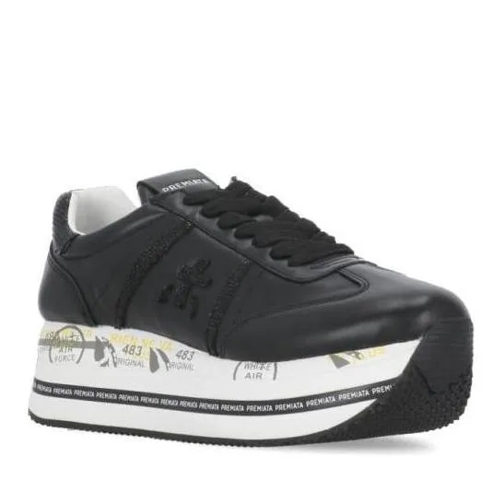 Premiata Beth 7107 Sneakers Black Low-Top Sneaker