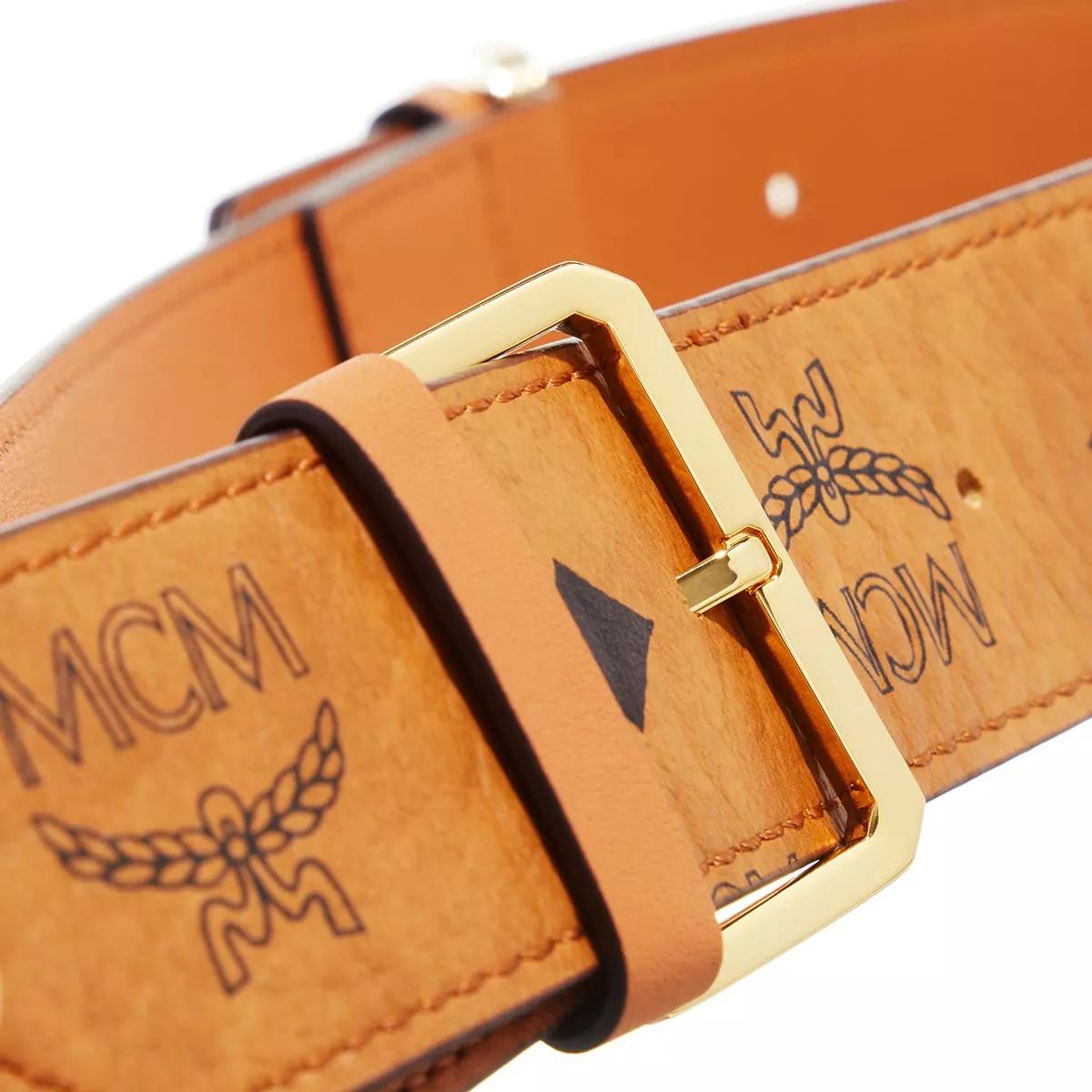 Mcm orange outlet belt