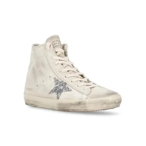 Golden Goose Francy Sneakers Neutrals högsko sneaker