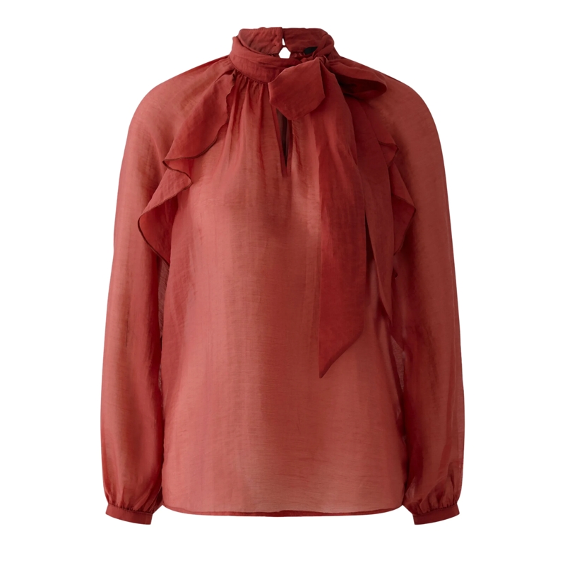 Oui Bluse Bluse beere