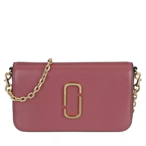 Marc Jacobs Snapshot Crossbody Bag With Chain Dusty Ruby Multi Minitasche
