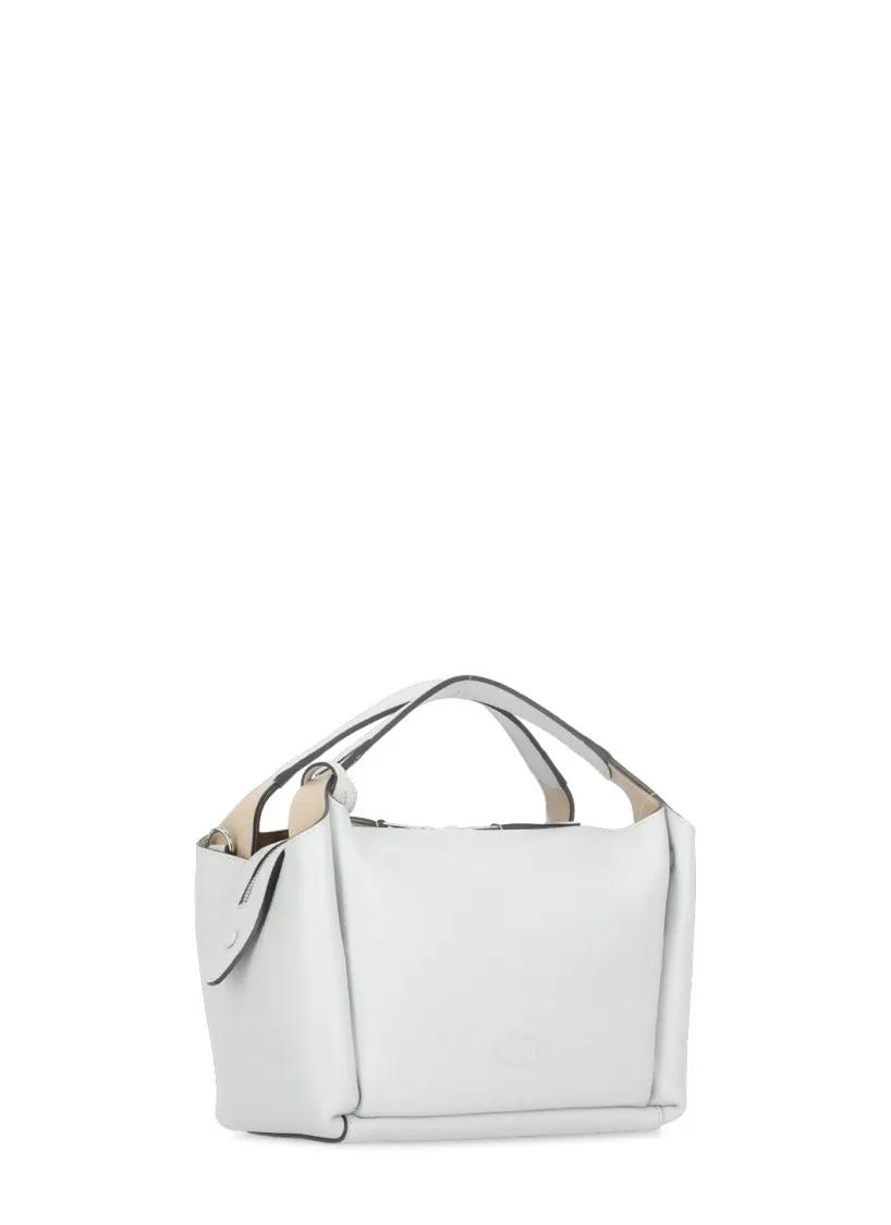 TOD'S Hobo bags Light Blue Leather Hand Bag in blauw