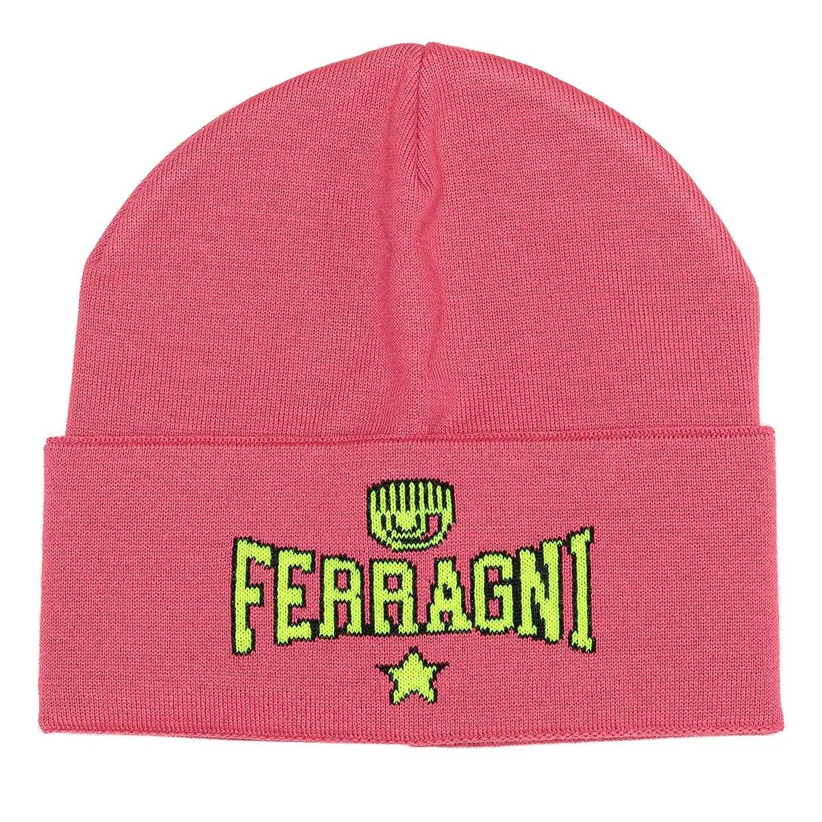 Chiara Ferragni Mützen - Beanie Hat - Gr. ONE - in Rosa - für Damen