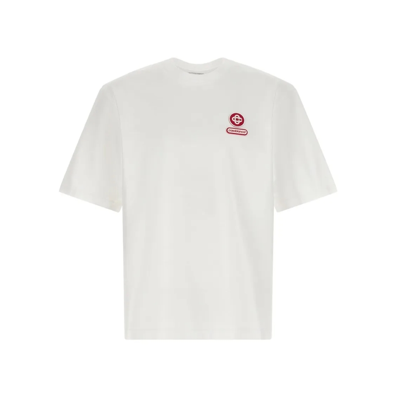 Casablanca T-Shirt T-Shirt mit Logo Weiß