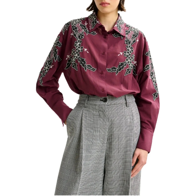 Essentiel Antwerp Bluse Essentiel Antwerp  Blouses Bordeaux Inglewood rot(Image 2)