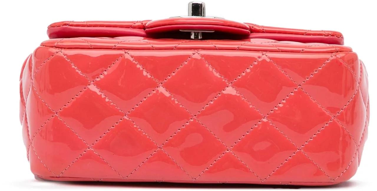 Chanel Crossbody bags 2012-2013 Classic Patent Single Flap in poeder roze