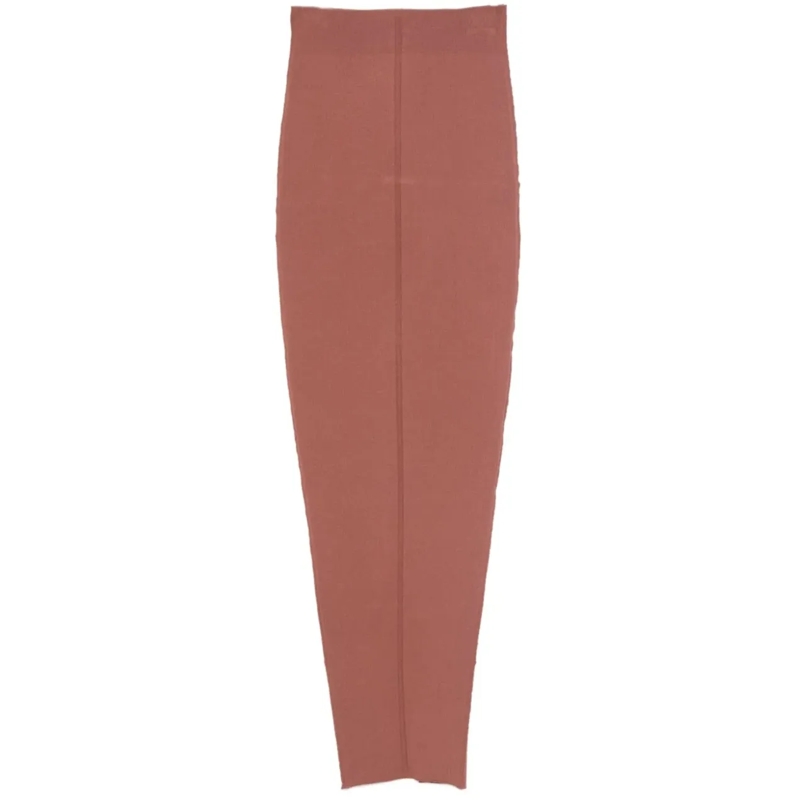 Rick Owens Midirock Pillar Skirt Rosewood braun