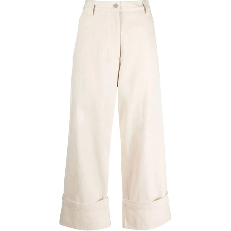 Moncler  2  1952 Wide Leg Trousers weiß
