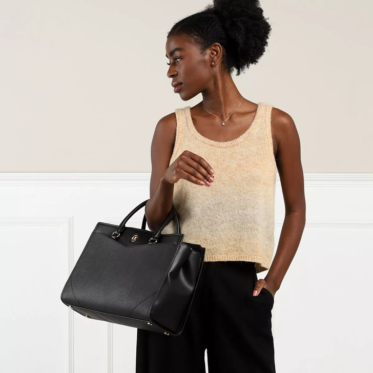Lg satchel shop leather michael kors
